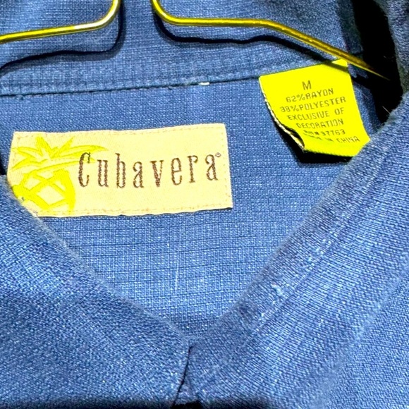 🌴Stunning and Stylish CUBAVERA Men's Short Sleeve Shirt - Size M - Picture 7 of 16